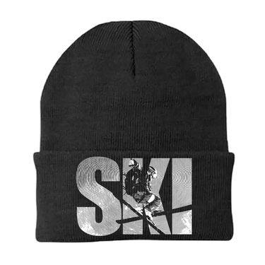 Ski Embroidered Beanie